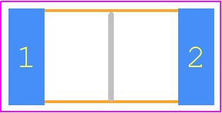 561020163016 - Würth Elektronik PCB footprint - Resistor Chip - Resistor Chip - 561020163016