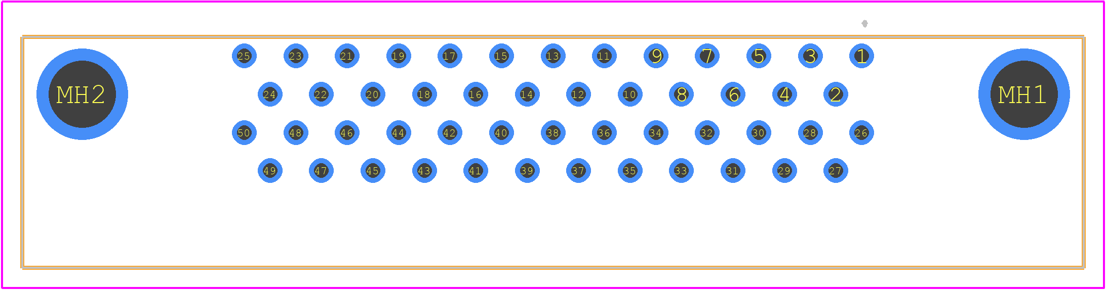N10250-52E3PC - 3M PCB footprint - Other - Other - N10250-52E3PC-1