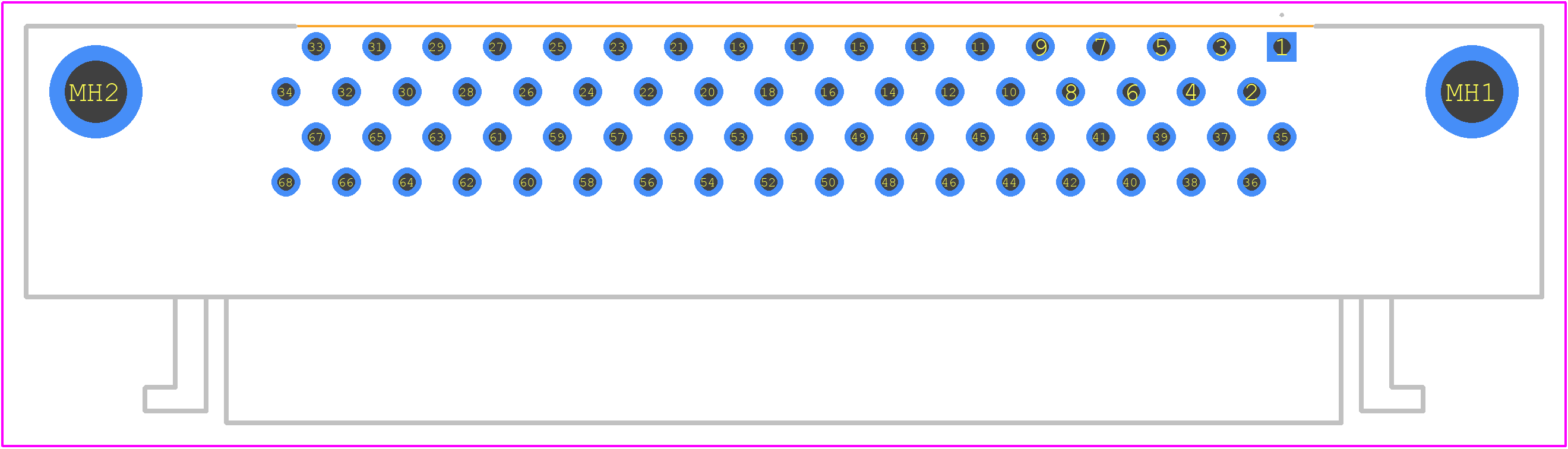 N10268-52E3PC - 3M PCB footprint - Other - Other - N10268-52E3PC-2