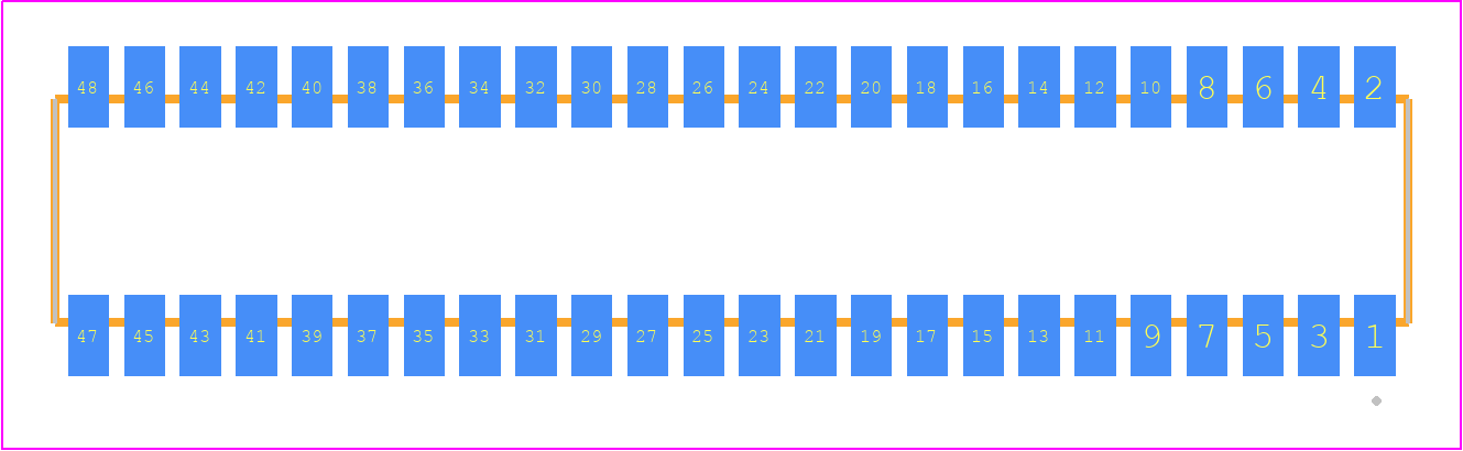 RSM-124-02-S-D - SAMTEC PCB footprint - Other - Other - RSM-124-02-XX-D