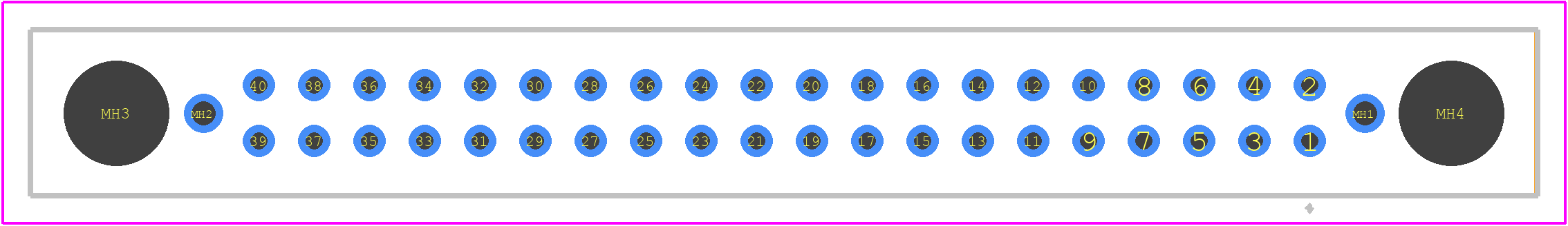 S2M-120-01-L-D-DS - SAMTEC PCB footprint - Other - Other - S2M-120-01-L-D-DS-1
