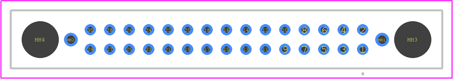 S2M-115-01-L-D-DS - SAMTEC PCB footprint - Other - Other - S2M-115-01-L-D-DS-1