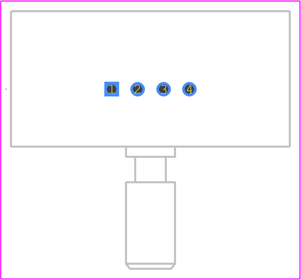 SSCSNBN030PDAC5 - Honeywell PCB footprint - Other - Other - SIP-4
