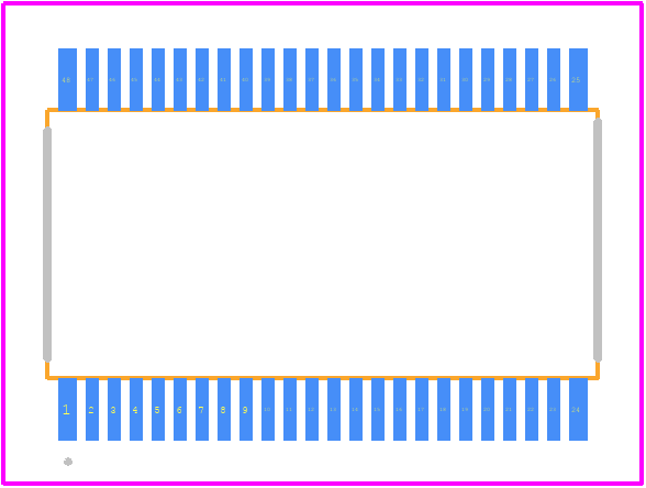 74LVT162373DGG,112 - Nexperia PCB footprint - Other - Other - SOT362-1_2022-3