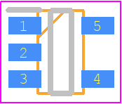 LT1615ES5-1#TRMPBF - Analog Devices PCB footprint - SOT23 (5-Pin) - SOT23 (5-Pin) - 5-Lead Plastic SOT-23-1