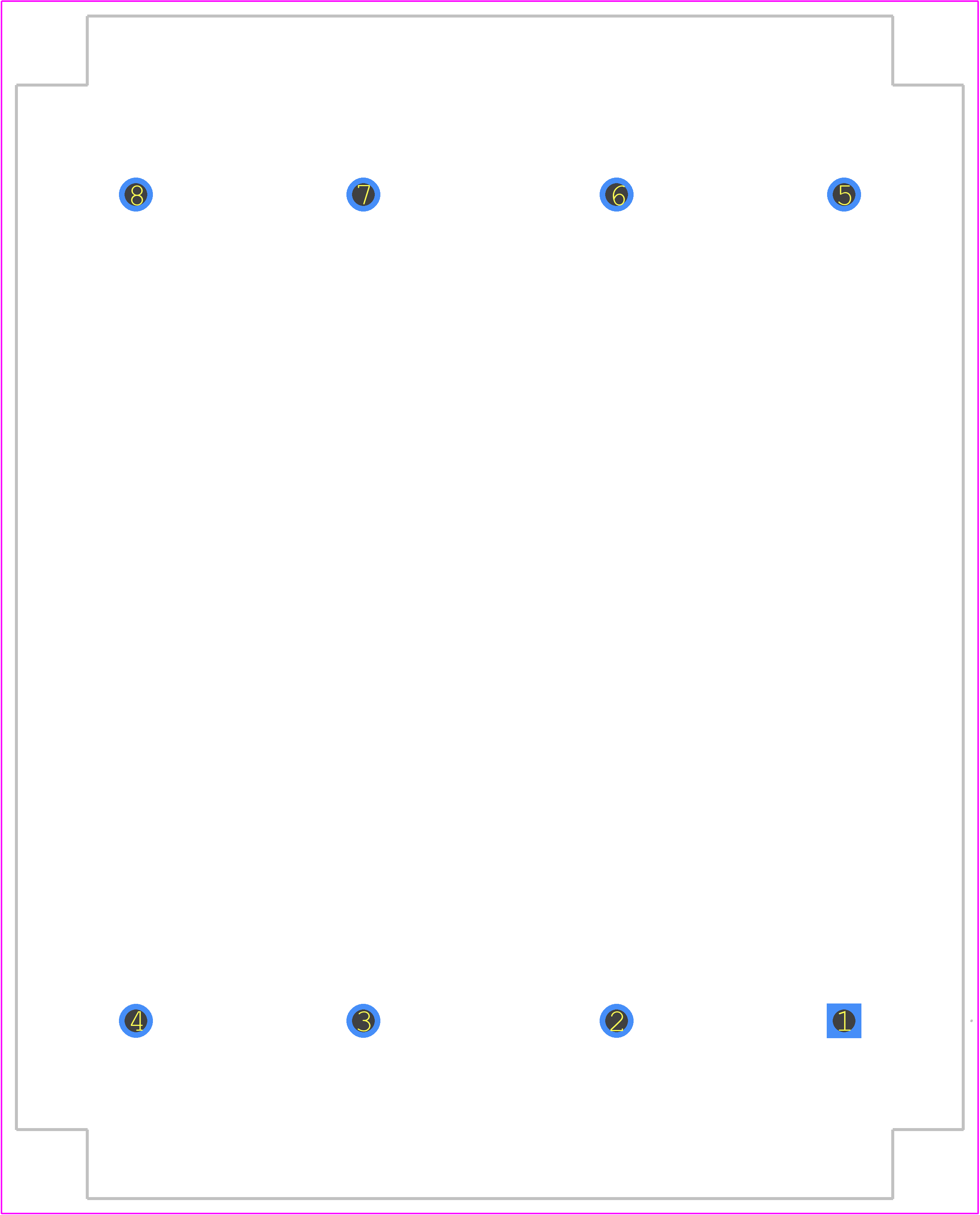 FP20-2400 - Triad Magnetics PCB footprint - Other - Other - 79.25mm L x 63.50mm W