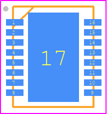 LTC3112EDHD#PBF - Analog Devices PCB footprint - Small Outline No-lead - Small Outline No-lead - 16-Lead Plastic DFN (5mm × 4mm)