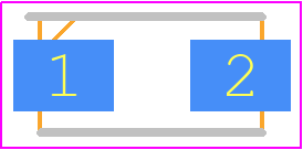 PTZTE253.9B - ROHM Semiconductor PCB footprint - Diodes Moulded - Diodes Moulded - SOD-106
