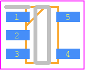 RB471ET148 - ROHM Semiconductor PCB footprint - SOT23 (5-Pin) - SOT23 (5-Pin) - RB471ET148