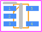 UMG3NTR - ROHM Semiconductor PCB footprint - SOT23 (5-Pin) - SOT23 (5-Pin) - SOT-353 SC-88A