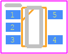 UMZ6.8ENTR - ROHM Semiconductor PCB footprint - SOT23 (5-Pin) - SOT23 (5-Pin) - UMD5_2021