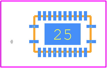 TJA1124BHG/0Z - NXP PCB footprint - Other - Other - SOT815-1