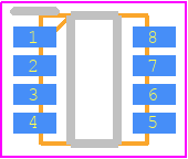 TPCP8J01(TE85L,F) - Toshiba PCB footprint - SOT23 (8-Pin) - SOT23 (8-Pin) - TPCP8J01(TE85L,F)