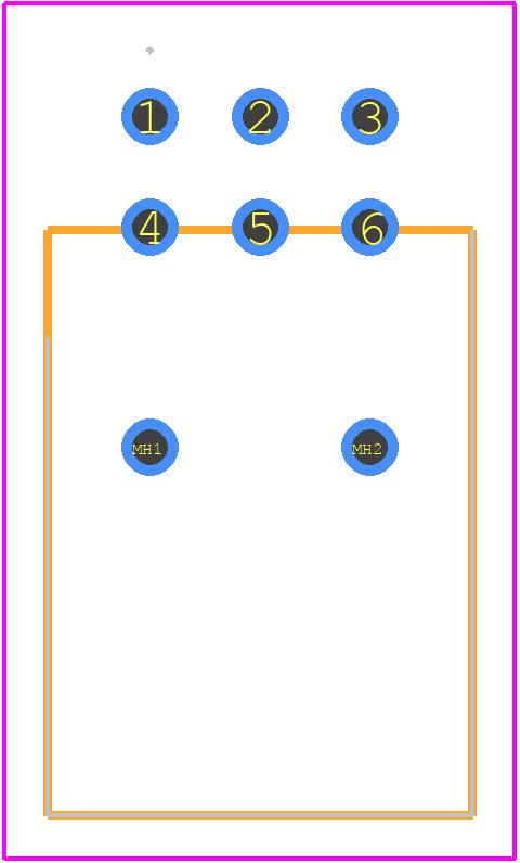 A22HH - NKK Switches PCB footprint - Other - Other - A22HH-2