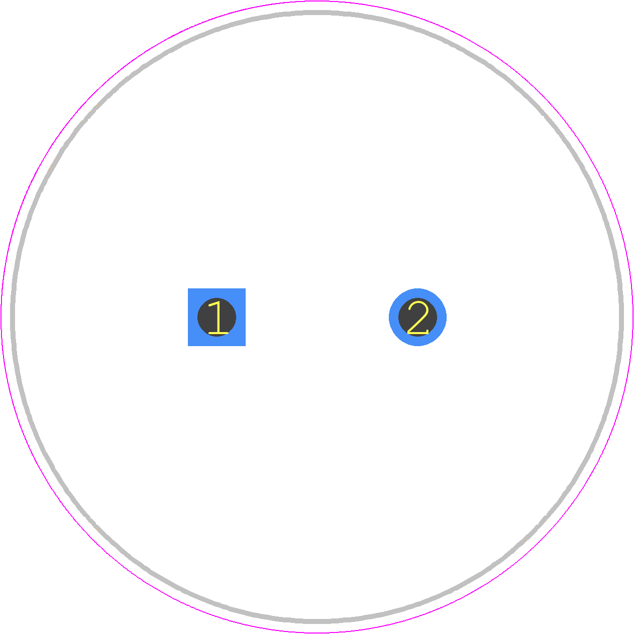 LGU2G471MELB - Nichicon PCB footprint - Capacitor, Polarized Radial Diameter - Capacitor, Polarized Radial Diameter - 30*50-