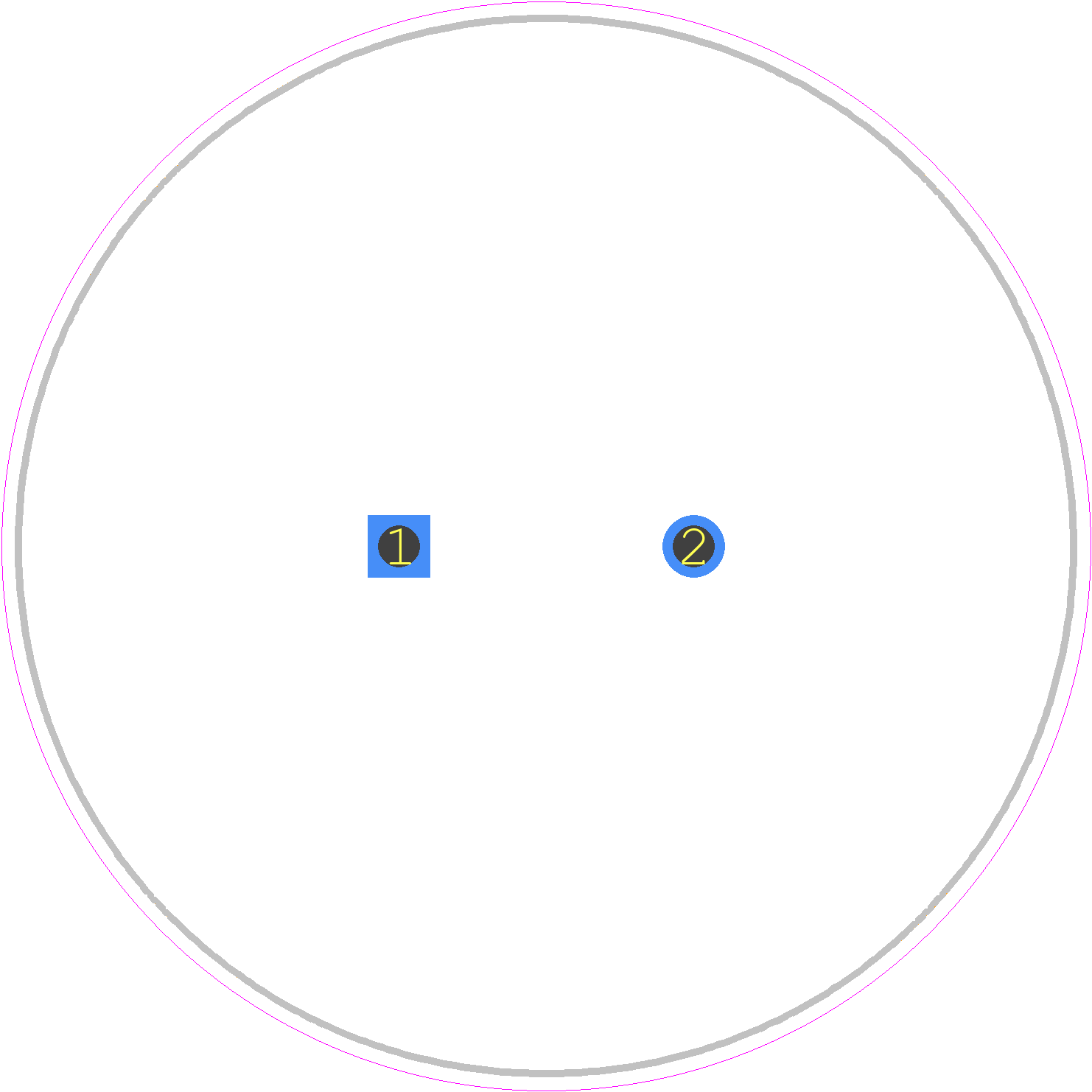 LLS1J103MELC - Nichicon PCB footprint - Capacitor, Polarized Radial Diameter - Capacitor, Polarized Radial Diameter - LLS (35 x 40)_1