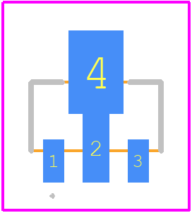 GALI-2+ - Mini-Circuits PCB footprint - Other - Other - GALI-2+-3