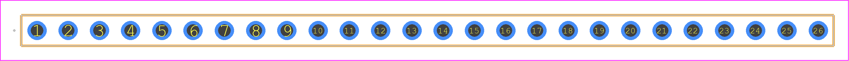 BCS-126-L-S-TE - SAMTEC PCB footprint - Other - Other - BCS-126-XXX-S-TE