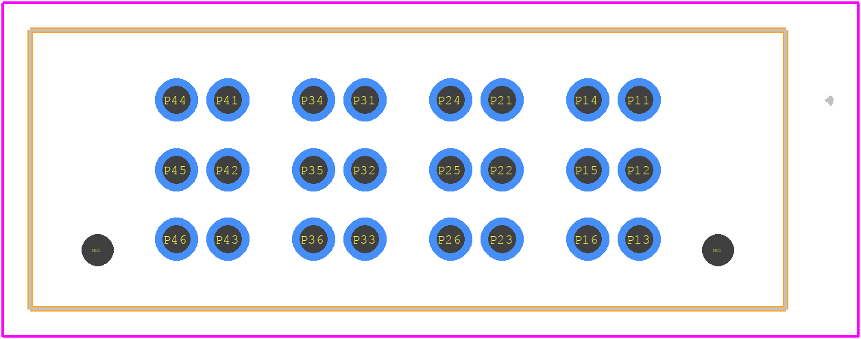 MPS-04-7.70-01-L-V - SAMTEC PCB footprint - Other - Other - MPS-04-7.70-01-L-V-1