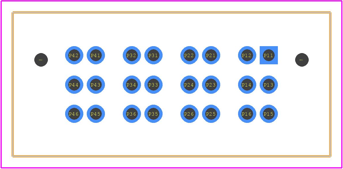 MPT-04-6.30-01-L-V - SAMTEC PCB footprint - Other - Other - MPT-04-6.30-03-L-V-1