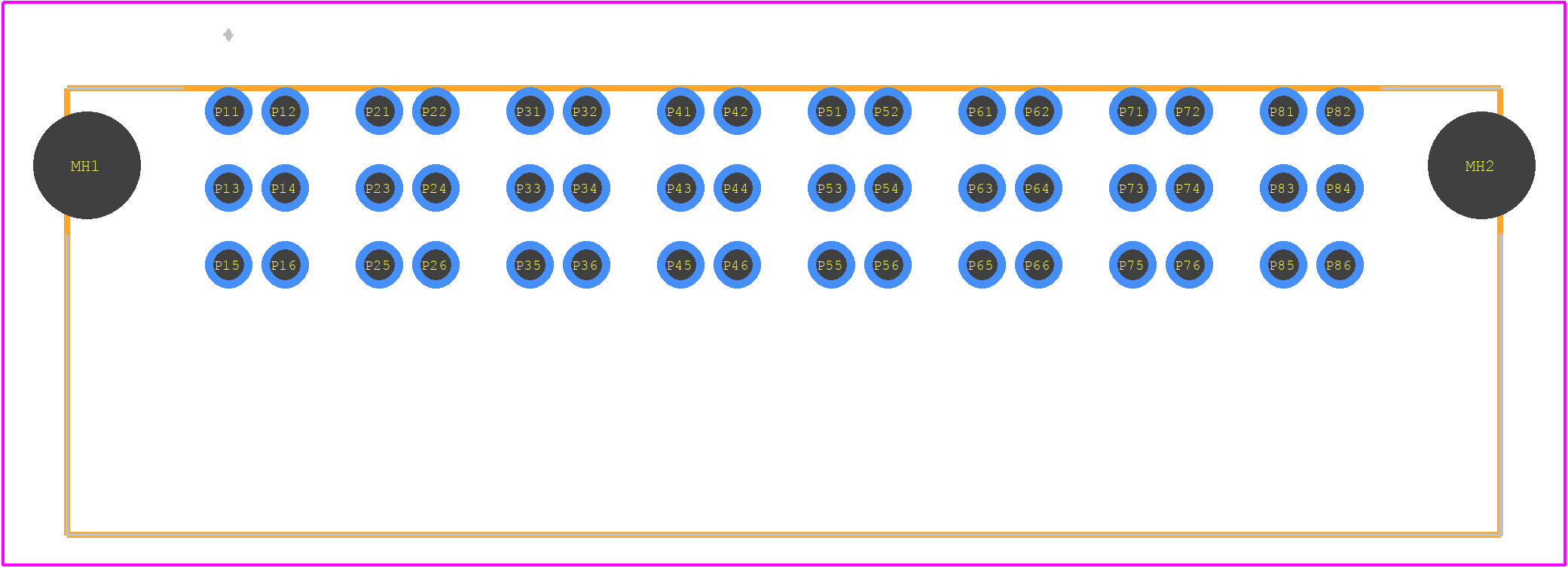 MPT-08-01-01-L-RA-SD - SAMTEC PCB footprint - Other - Other - MPT-08-01-01-L-RA-SD-1