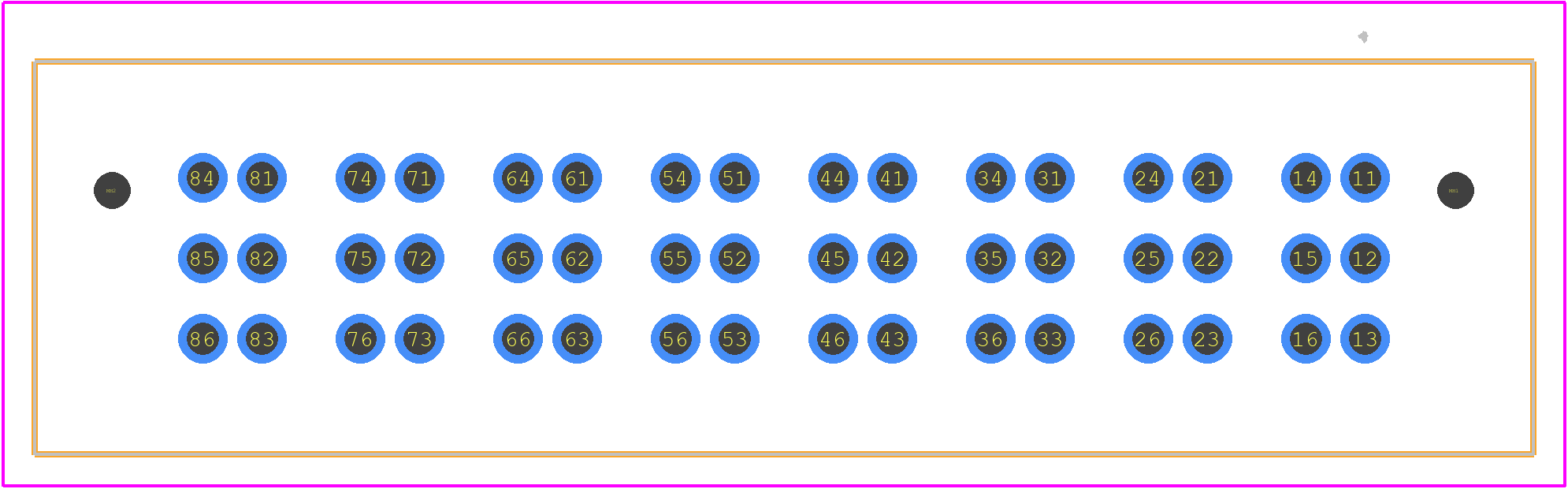 MPT-08-6.30-01-L-V - SAMTEC PCB footprint - Other - Other - MPT-08-6.30-03-L-V-1