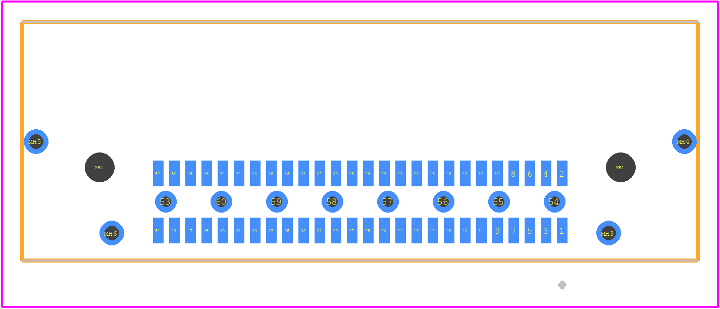 QRM8-026-01-L-RA-GP - SAMTEC PCB footprint - Other - Other - QRM8-026-01-L-RA-GP-3