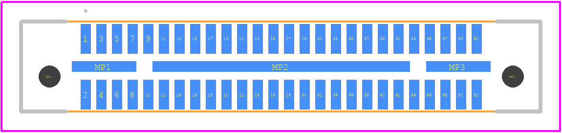 QRM8-026-05.0-L-D-A-GP - SAMTEC PCB footprint - Other - Other - QRM8-026-05.0-L-D-A-GP-3