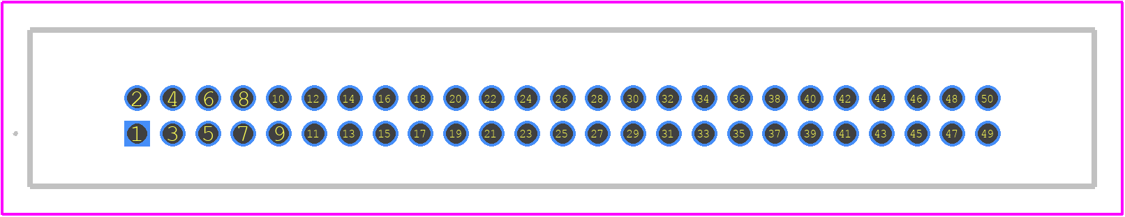 SHF-125-01-L-D-TH - SAMTEC PCB footprint - Other - Other - SHF-125-01-L-D-TH-5