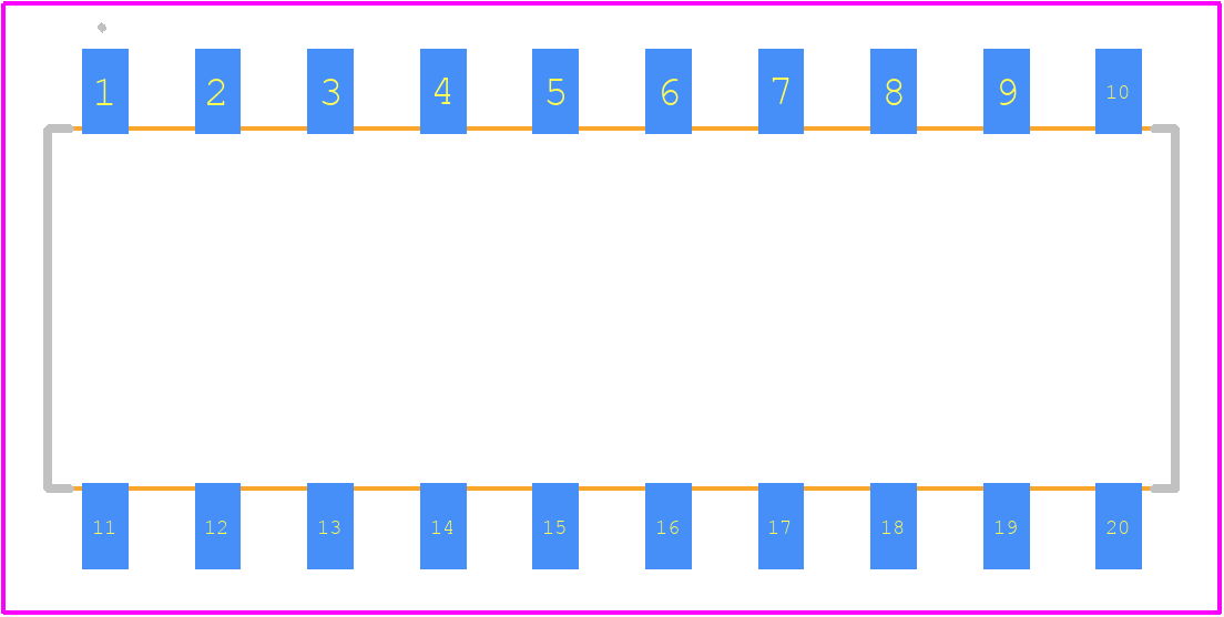 SSM-110-L-SH - SAMTEC PCB footprint - Other - Other - SSM-110-L-SH-2
