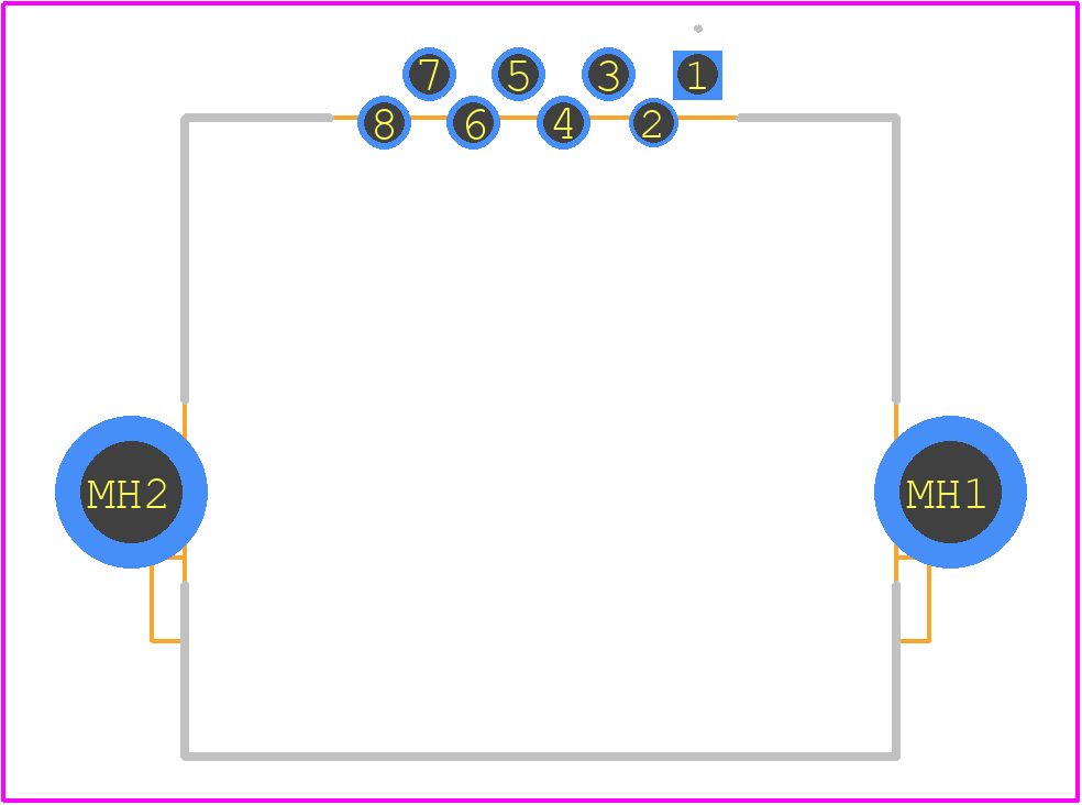 GMJXHT-MM-S-88-50 - Kycon PCB footprint - Other - Other - GMJXHT-MM-S-88-50-3