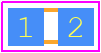 223858615632 - Yageo Group PCB footprint - Capacitor Chip Non-polarised - Capacitor Chip Non-polarised - 0603_(H=0.87mm)-ren1