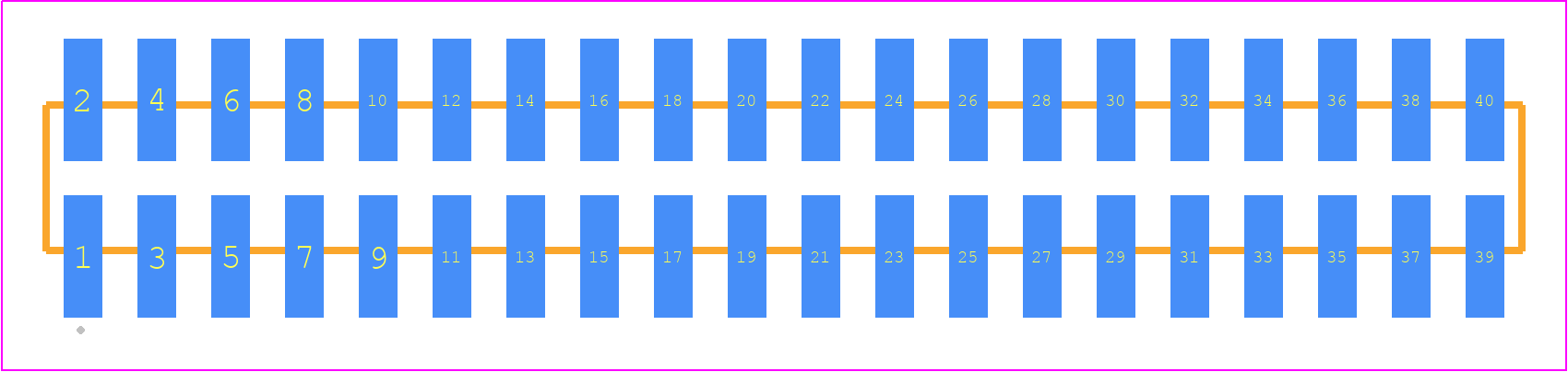 TMM-120-01-F-D-SM - SAMTEC PCB footprint - Other - Other - TMM-120-YY-XX-D-SM