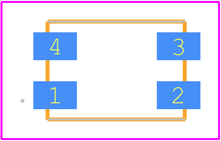 12.000MHz MQ/30/30/-40+85/12pF - EUROQUARTZ PCB footprint - Other - Other - 12.000MHz MQ/30/30/-40+85/12pF-1