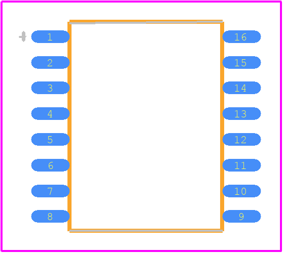 Si8645BT-IS - Silicon Labs PCB footprint - Other - Other - Si8645BT-IS-2