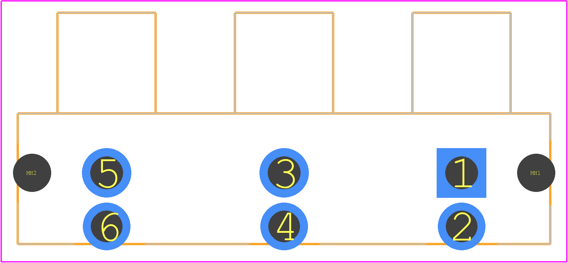 RCJ-32324 - Same Sky PCB footprint - Other - Other - RCJ-32324-1