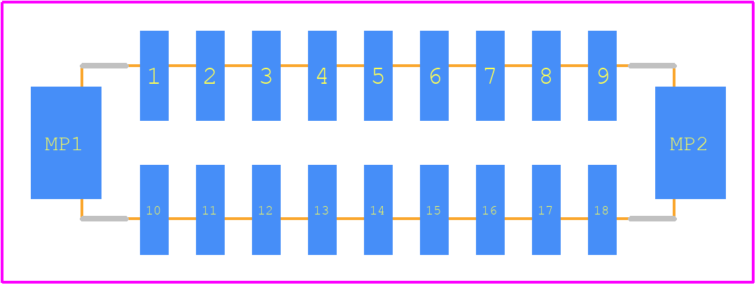 M80-6811842 - Harwin PCB footprint - Other - Other - M80-6811842