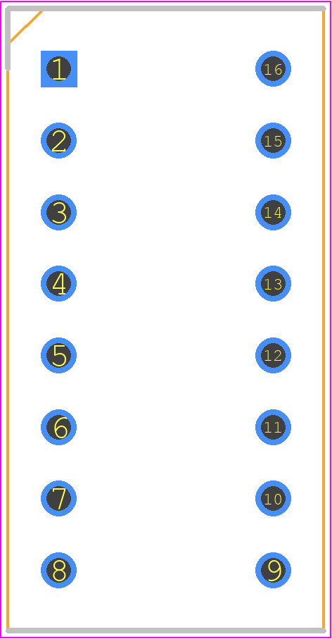 A6ER8104 - OMRON Electronics PCB footprint - Dual-In-Line Sockets - Dual-In-Line Sockets - A6ER8104