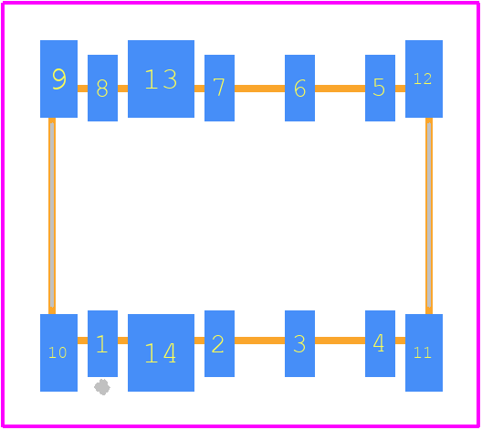 G6KU2FRFS5DC - OMRON Electronics PCB footprint - Other - Other - G6KU-2F-RF-S5DC
