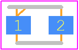 LD MVSG-JGLH-46-1 - ams OSRAM PCB footprint - LED Moulded - LED Moulded - LD MVSG-JGLH-46-1