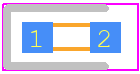 APA1606SURCK - Kingbright PCB footprint - LEDs Chip - LEDs Chip - 1.6x1.2x0.6 RT SMD LED