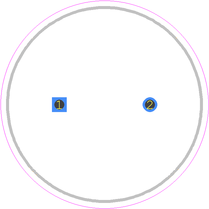 EKYB101ELL561MLP1S - Chemi-Con PCB footprint - Capacitor, Polarized Radial Diameter - Capacitor, Polarized Radial Diameter - EKYB101ELL561MLP1S-