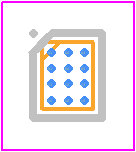 NX20P0407UKZ - NXP PCB footprint - BGA - BGA - SOT1390-7 (WLCSP12)