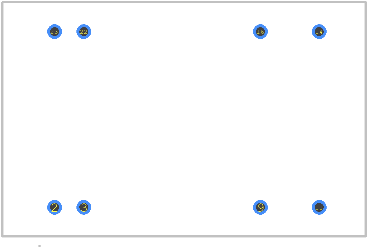 TEL 5-2422 - Traco Power PCB footprint - Other - Other - TEL-5-1222