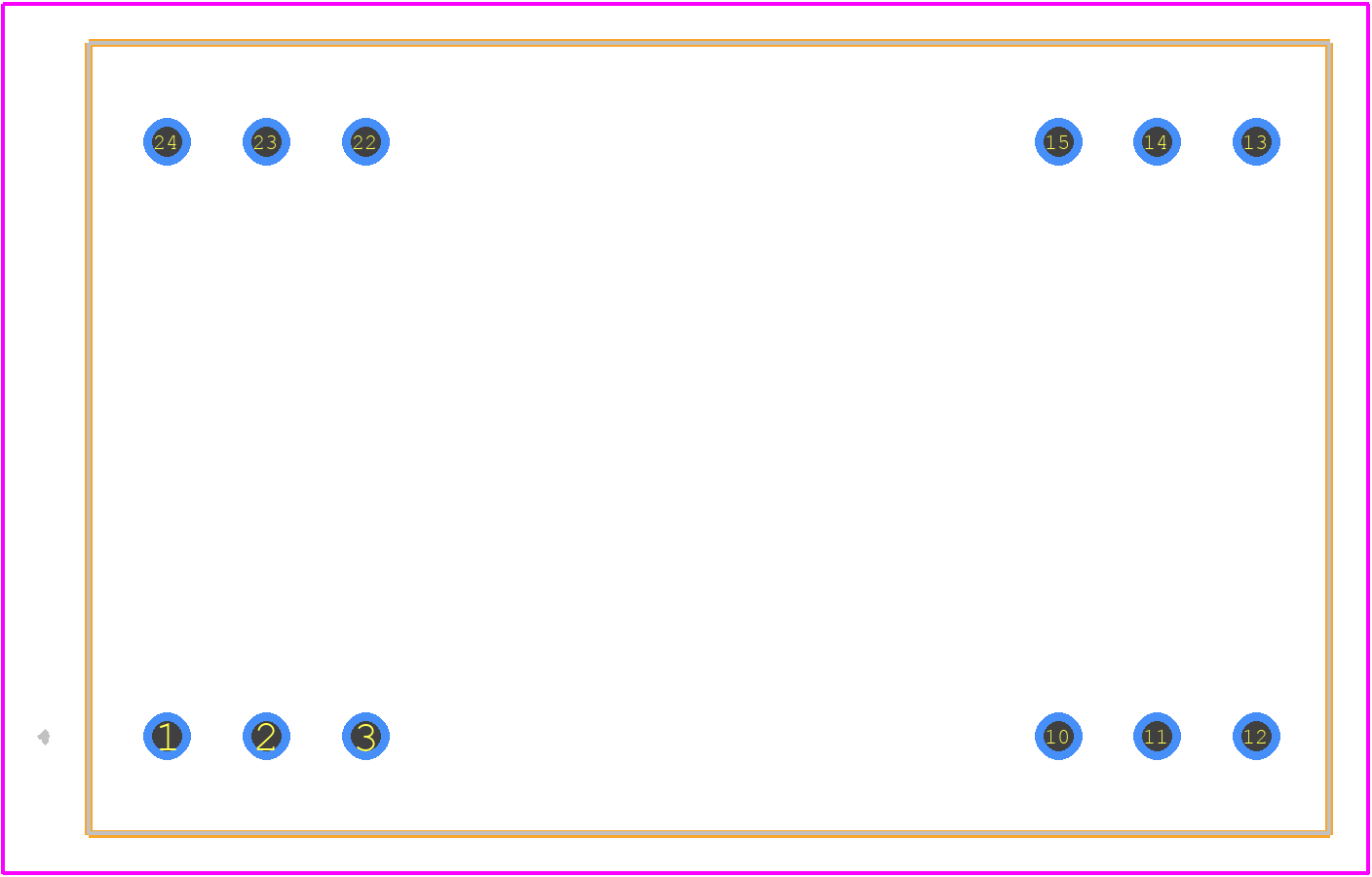 TEM 3-1211N - Traco Power PCB footprint - Other - Other - TEM 3-1211N-2