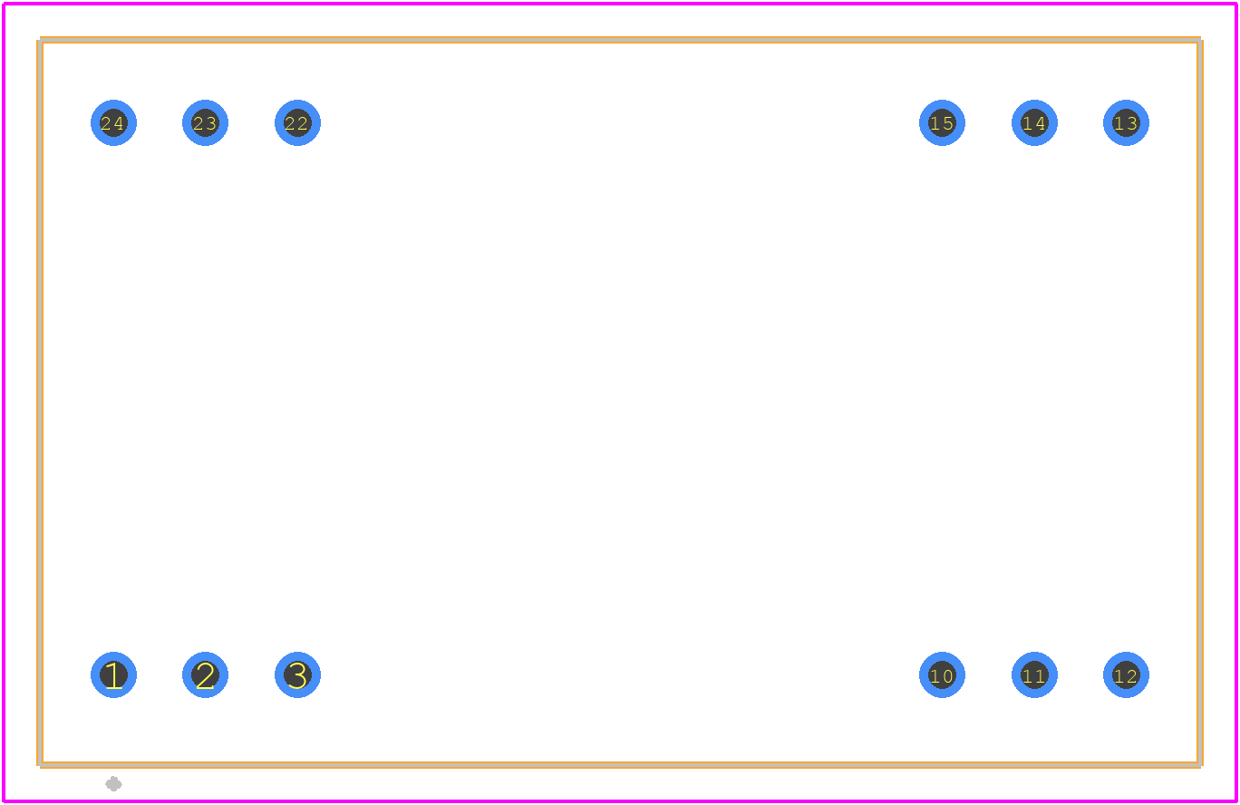 TEM 3-2423N - Traco Power PCB footprint - Other - Other - TEM 3
