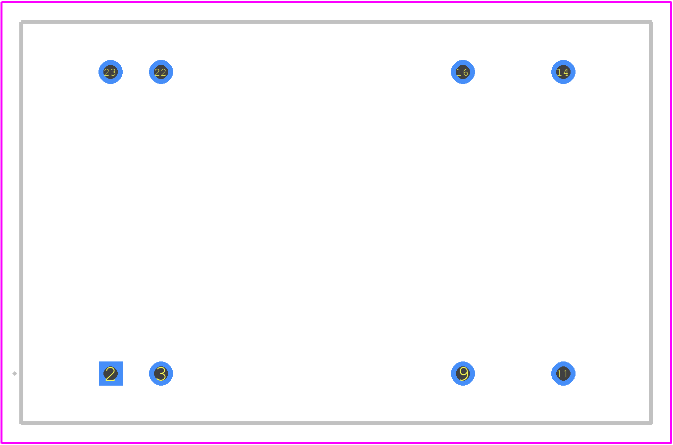 TEN 3-1223 - Traco Power PCB footprint - Other - Other - TEN 3-1223-2