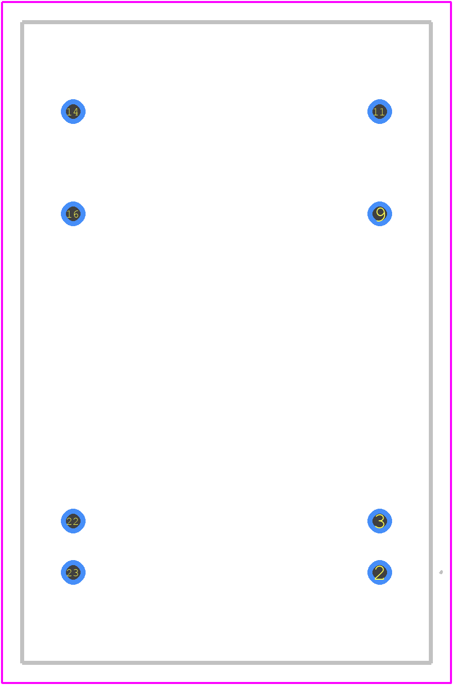 TEN 4-2422 - Traco Power PCB footprint - Other - Other - TEN 4-2422-1