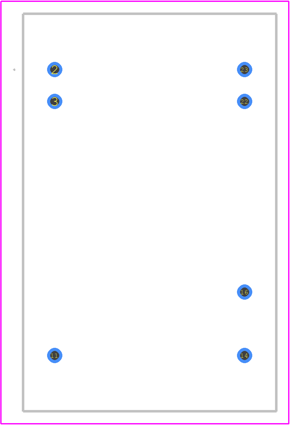 TEN 4-4811 - Traco Power PCB footprint - Other - Other - TEN 4-2411