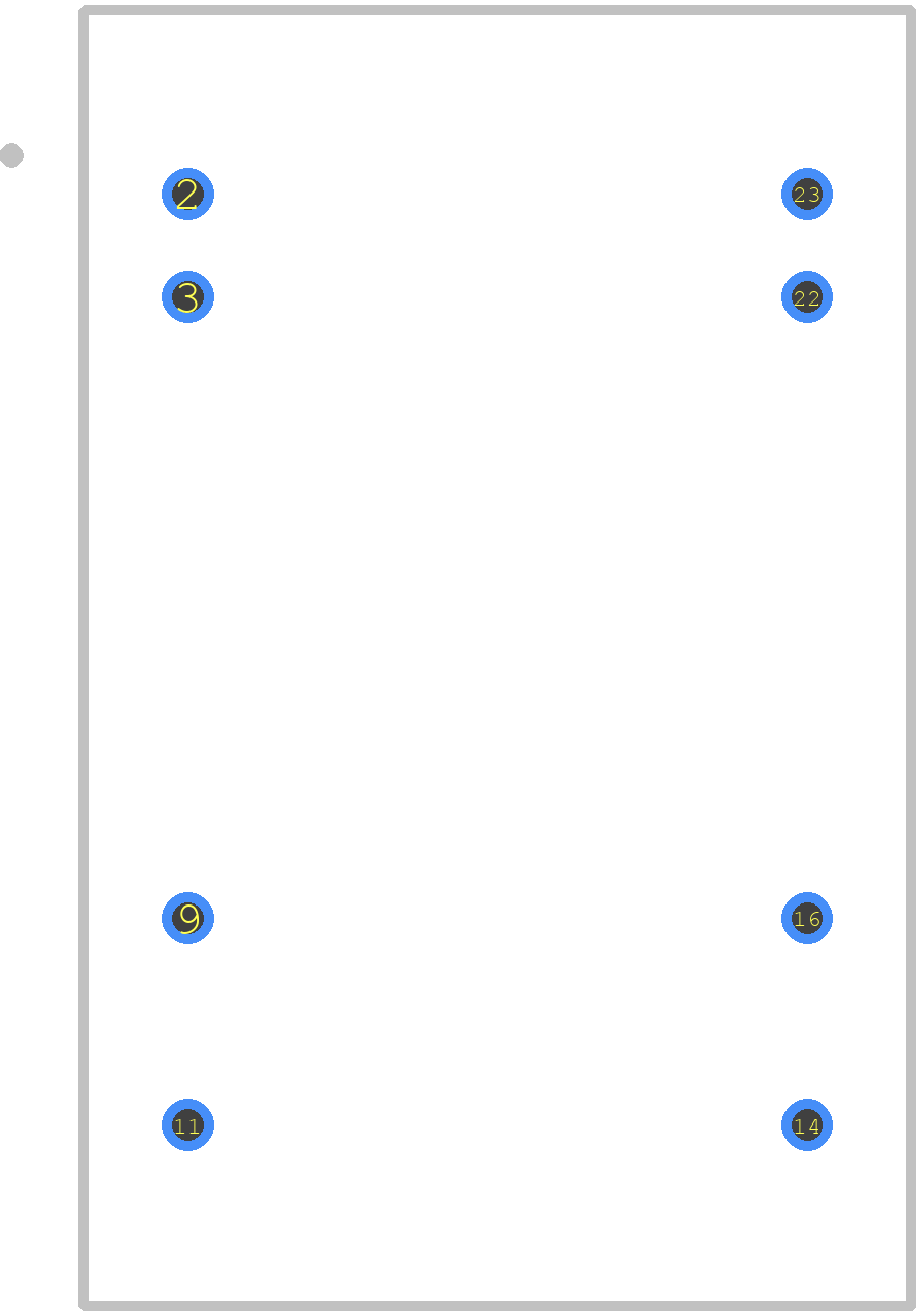 TEN 5-1222 - Traco Power PCB footprint - Other - Other - TEN-5-1223